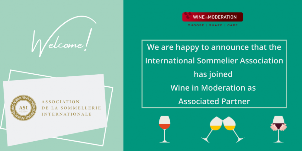 Association de la Sommellerie Internationale joins Wine in Moderation