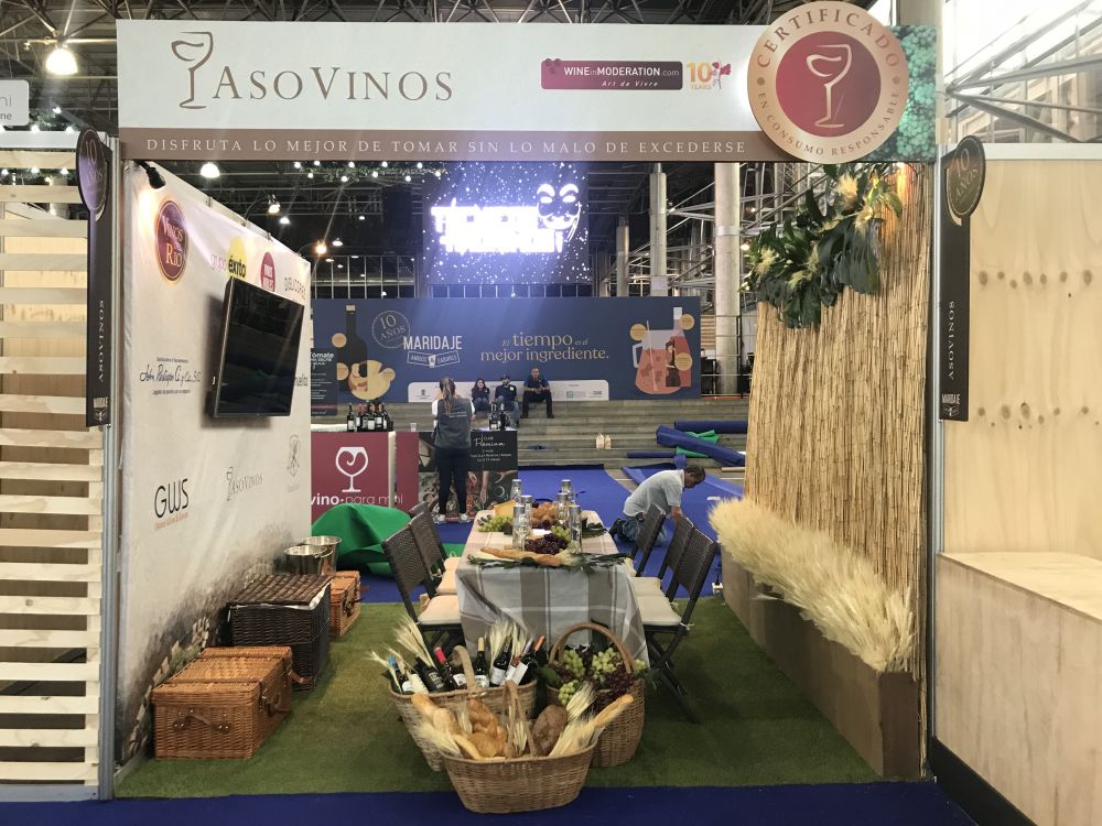 ASOVINOS brings the Wine in Moderation message to Maridaje gastronomy and wine fair