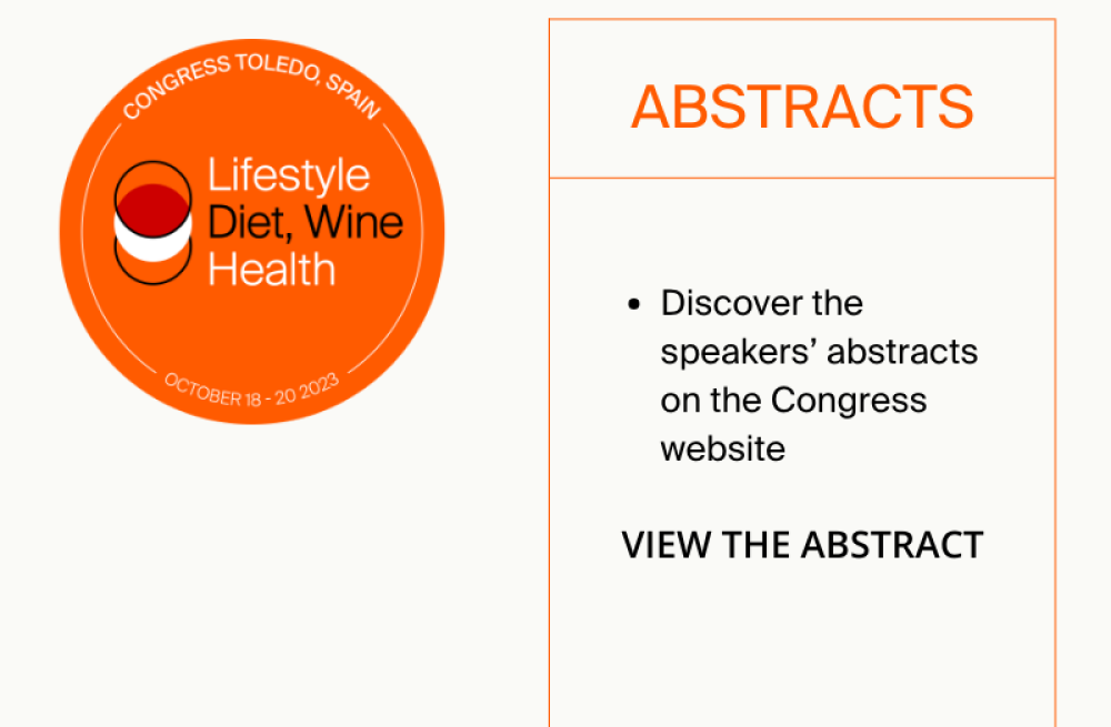 Lifestyle, Diet, Wine & Health Congress website updated with Speakers’ abstracts