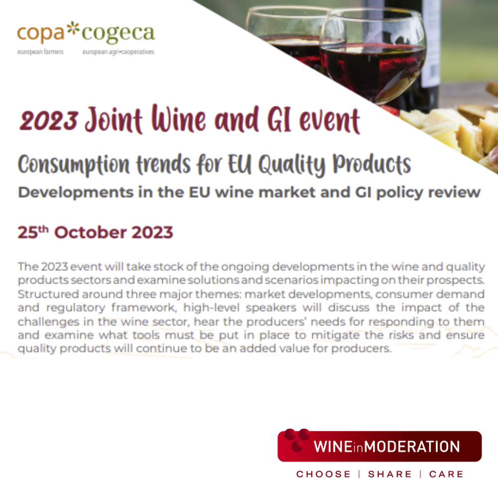 Copa Cogeca's 2023 Wine and quality sector event