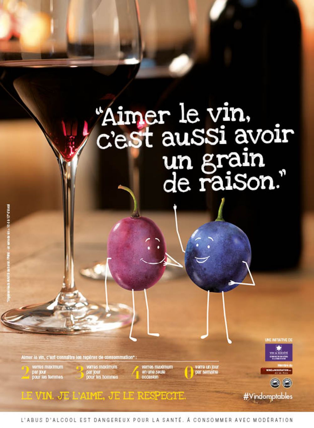 Vin et Société launches multichannel national campaign on drinking guidelines