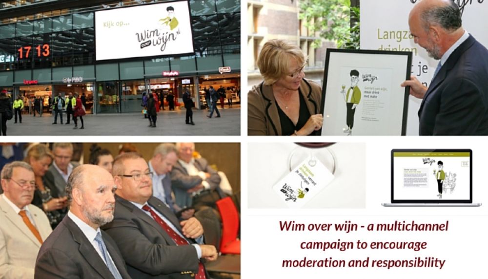 Wim over wijn - a multichannel campaign to encourage moderation and responsibility