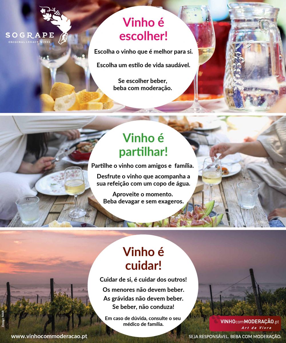 Sogrape adopts new Wine in Moderation message in company poster campaign