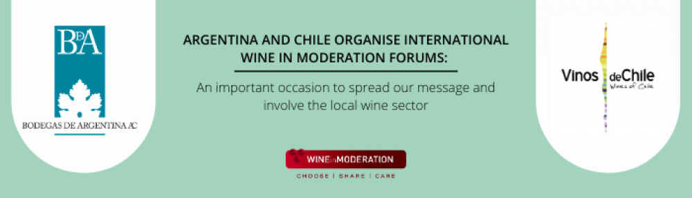 Argentina and Chile organise international Wine in Moderation Forums: an important occasion to spread our message and involve the local wine sector